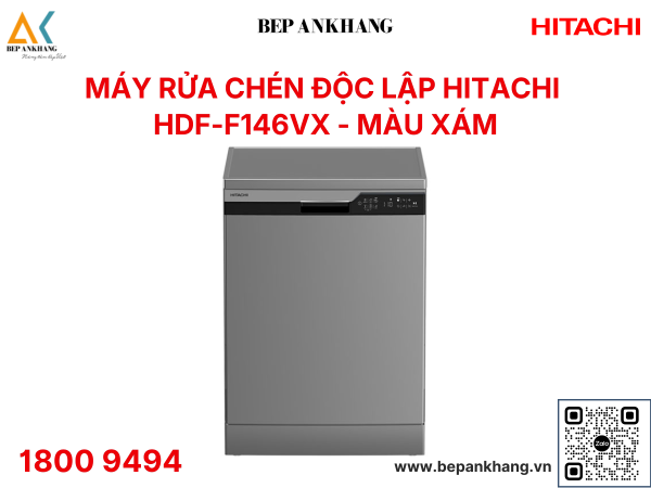 Máy rửa chén HITACHI HDF-F146VX - Nhập Khẩu Thổ Nhĩ Kỳ 
